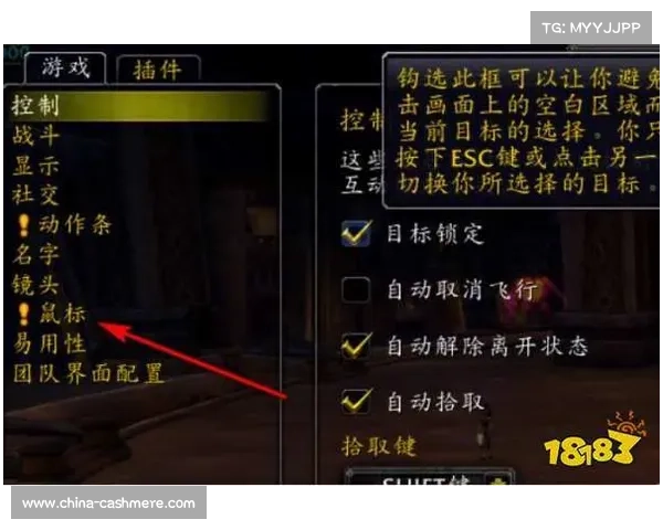 魔兽世界中鼠标移动键盘功能设置指南 魔兽世界中鼠标移动键盘功能设置指南